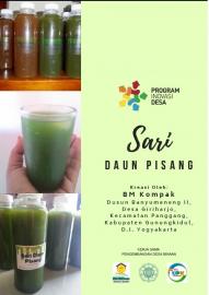 Minuman Sari Daun Pisang